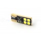 1 x AMPOULE W5W 4-LED JAUNE Super Canbus 208Lms XENLED