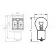 2 bombillas XENLED V2.0 30 LED SS - P21W - Rendimiento CANBUS - LED naranja - Compatible con intermitentes