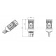 2x Ampoules XENLED V2.0 24 LED SSMG - WY21W - CANBUS Performance - Clignotant