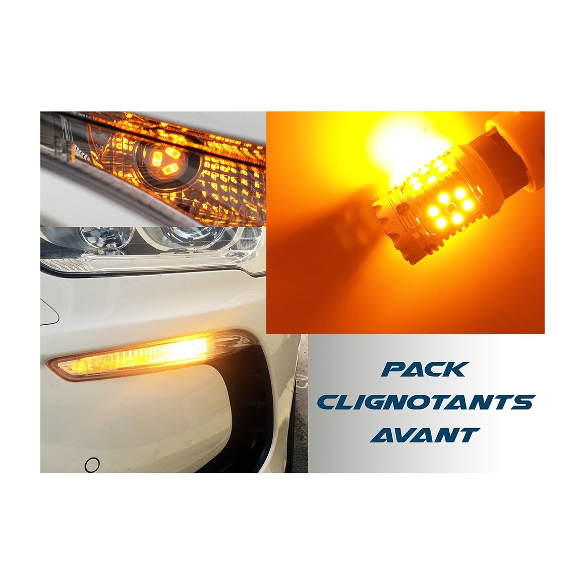 Paquete de bombillas intermitentes LED frontal - Strator Iveco