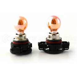2 x Bulbs PSY24W Chrome Amber 24W 12V