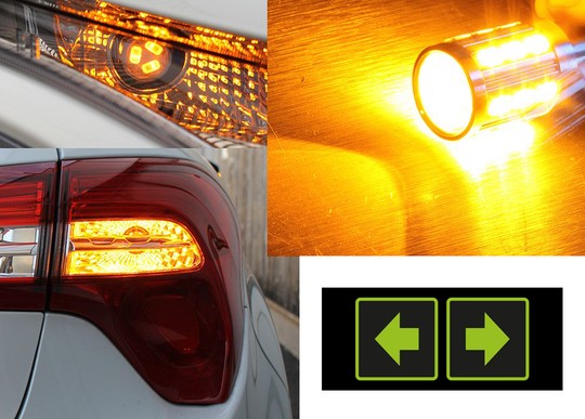LED bagblink pakke til Citroen Xantia phase 2