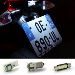 Paquete de LED matrícula 848 oscuro - Ducati
