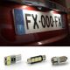 LED License plate Pack ( Xenon white ) for 500X (334) - FIAT