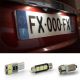 LED License plate Pack ( Xenon white ) for FOCUS II (DA_) - FORD