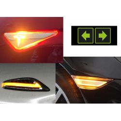 Indicatori di direzione laterale LED per Audi 100 C3