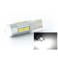 Bombilla 10 LED SG - W5W - Blanca - Lámpara de coche T10 12V