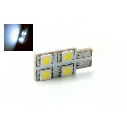 Bulb 4 SMD oneside pure white - T10 W5W