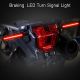 Blinken + Brems-LED leuchtet Moto Sequential NightX V3.0