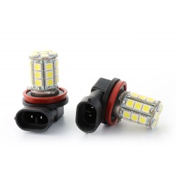 H11 LED SMD 27 LED-Lampe – PGJ19-2 – 12 V – Signallampe – Tagfahrlicht – LED-Nebelscheinwerfer