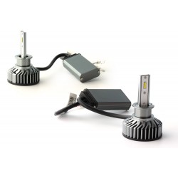 lampadine a LED Kit H3 FF2 rotto - 5000lms - 6000 ° K - mini formato