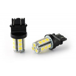 2 x Ampoules 18 LED SMD - P27/7W - Blanc