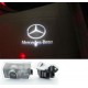 2x Integrated Mercedes Coming Home Logo - LED door lighting