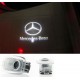 2x logo Coming Home integrato Mercedes Classe A, C, E, CLK, GLK, M - Illuminazione porta a LED