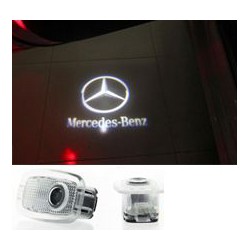 2x Logo Coming Home Intégré Mercedes Classe A, C, E, CLK, GLK, M