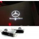 2x Logotipo Mercedes Coming Home integrado - Iluminación de puerta LED