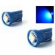 2 x 1 SMD BLUE LED bulbs - T10 W5W - Powerful - 12V