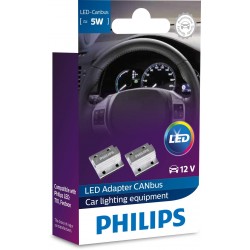 2x Résistances Éclairage intérieur et clignotants LED Philips 5W 12956X2