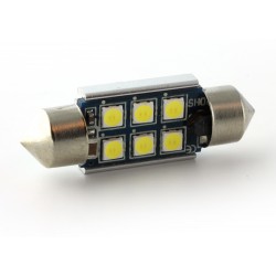1 x bulb C5W c7w 6-LED super canbus 450lms xenled - gold