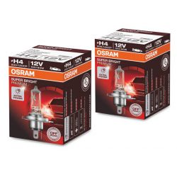 2 x  ampoules H4 100/90W OSRAM SUPER BRIGHT PREMIUM OFF-ROAD 62204SBP