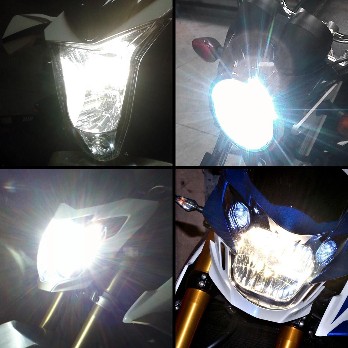 2 ampoules à LED blanc xénon pour moto scooter  BMW Motorrad C 650 