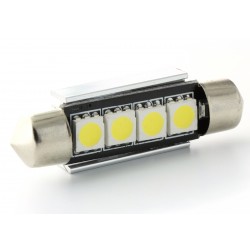 1 x LED shuttle fx racing C10W 42mm 4 smd DISSIPATOR canbus - Shuttle