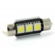 1 x LED Navette FX Racing C5W / C7W - 3 SMD DISSIPATOR CANBUS - Navette 37mm - C5W