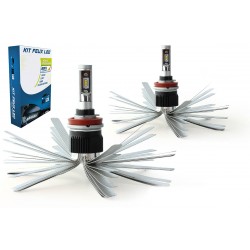 2 x Ampoules H16 LED XL6S 55W - 4600Lm - Courtes - 12V/24V