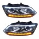 2x LAMPY PRZEDNIE LED PEŁNE POLO 6R 6C 2011-2017 - LED U