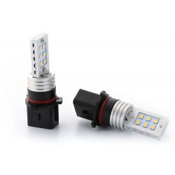 2 x 12 LED bulbs ss hp - P13W - White