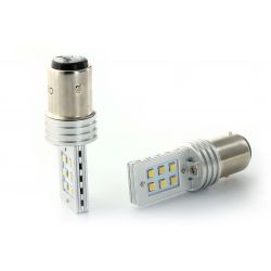 2 x 12 LED bombillas ss hp - p21 / 5w - White
