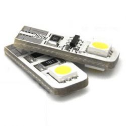 2 x AMPOULES 2 LEDS SMD CANBUS - T10 W5W