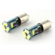 2 x BA9S T4W - 5 LEDS (5730) CANBUS SAMSUNG