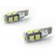 2 x AMPOULES 9 LEDS SMD CANBUS - T10 W5W