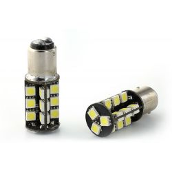 2 x bombillas CANBUS 27 LED SMD - BAY15D / P21/5W / 1157 / T25 - Blanco