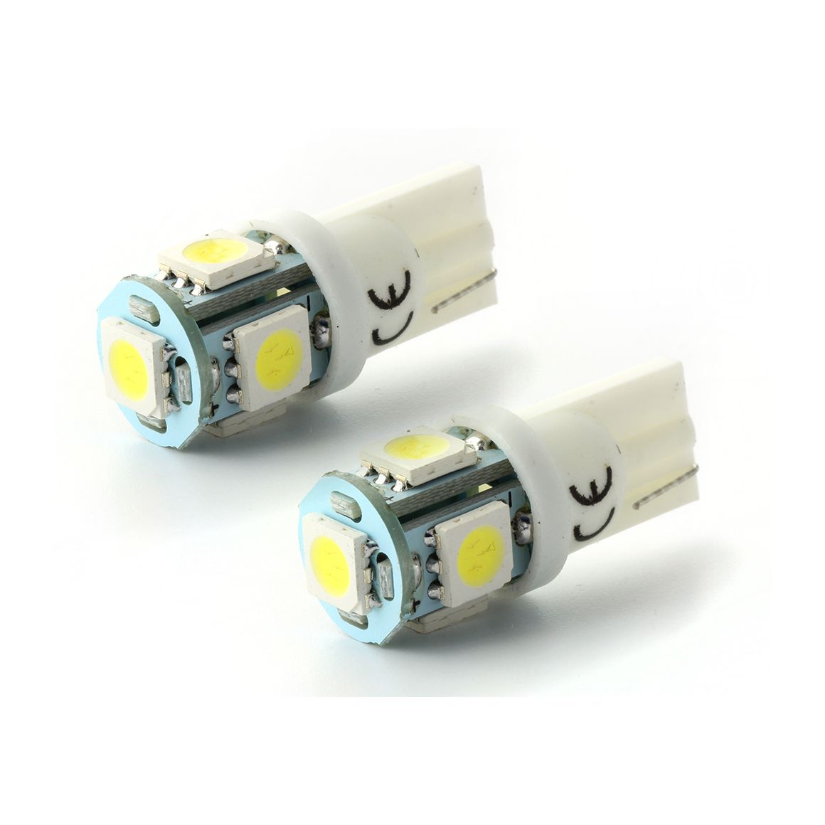 amplification painful refresh 2 x bulbs W5W T10 24V - 5 LED SMD white