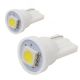 2x Ampoules T10 W5W 1SMD BLANC PURE