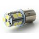 Bombilla 13 LED SMD - BA15S / P21W / 1156 / T25 - Blanca - Lámpara de coche 12v