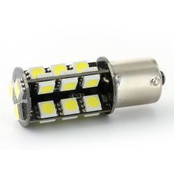 P21W-Glühbirne – 27 SMD-LEDs – fehlersicher – weiß – CANBUS fehlerfrei auf dem Armaturenbrett