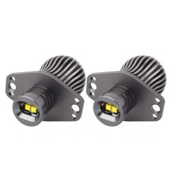 2x Angel Eyes 10W LED pærer BMW* E90 Ph2 LCI /E91 - NYHED - 2 års garanti