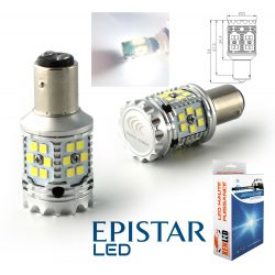 2X AMPOULES P21/5W XENLED V2.0 30 LED EPISTAR - CANBUS PERFORMANCE - BLANC