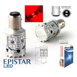 2X BULBS P21/5W RED V2.0 30 LED EPISTAR - CANBUS PERFORMANCE - XENLED