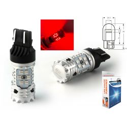 2X BULBS W21/5W RED V2.0 30 LED EPISTAR - CANBUS PERFORMANCE - XENLED