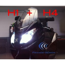Pack xénon H1 xénon + H4 simple 6000K - moto