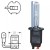 H3 25W xenonsatser - 2000 Lumen